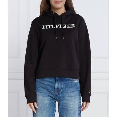 Tommy Hilfiger Bluza Regular Fit czarny M Tommy Hilfiger Bluza Regular Fit czarny M
