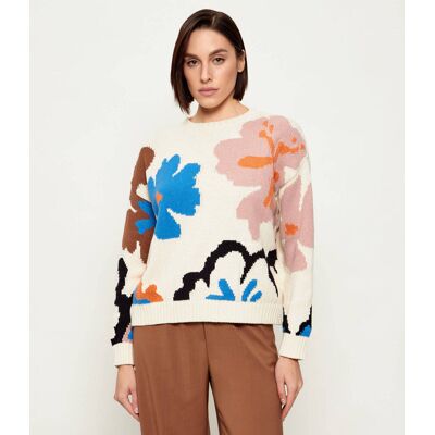 Weekend MaxMara Sweter WKDCELEBRE Relaxed fit beżowy XS Weekend MaxMara Sweter WKDCELEBRE Relaxed fit beżowy XS