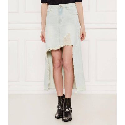 One Teaspoon Jeansowa spódnica LE SURF high waist błękitny 25 One Teaspoon Jeansowa spódnica LE SURF high waist błękitny 25