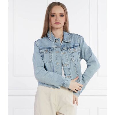 Tommy Jeans Kurtka jeansowa Slim Fit niebieski L Tommy Jeans Kurtka jeansowa Slim Fit niebieski L