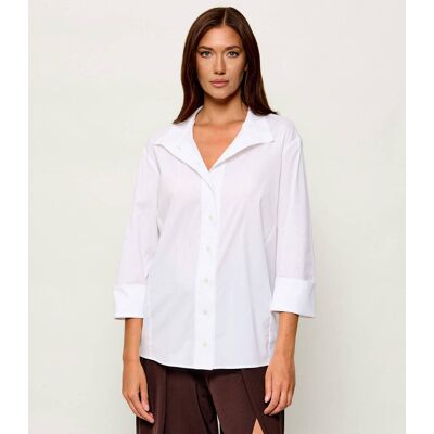 Marc Cain Koszula Straight fit biały 38 Marc Cain Koszula Straight fit biały 38
