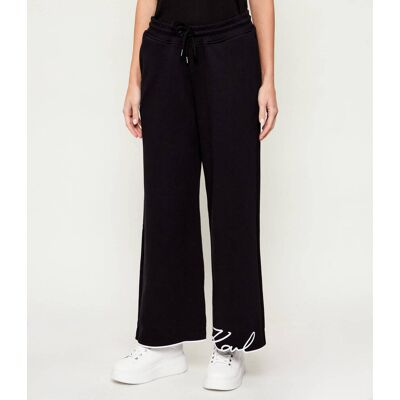 Karl Lagerfeld Spodnie dresowe Relaxed fit czarny L Karl Lagerfeld Spodnie dresowe Relaxed fit czarny L