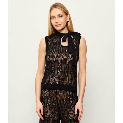 Liu Jo Top Slim Fit czarny XS Liu Jo Top Slim Fit czarny XS