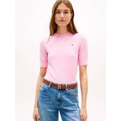 Tommy Hilfiger Sweter Regular Fit różowy M Tommy Hilfiger Sweter Regular Fit różowy M