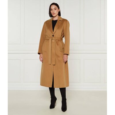 Pinko Wełniany płaszcz camel 36 Pinko Wełniany płaszcz camel 36