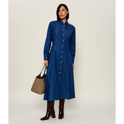 Polo Ralph Lauren Jeansowa sukienka granatowy 38 Polo Ralph Lauren Jeansowa sukienka granatowy 38