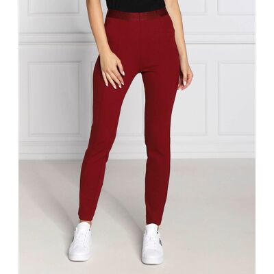 Tommy Hilfiger Legginsy AUDREY Slim Fit bordowy 40 Tommy Hilfiger Legginsy AUDREY Slim Fit bordowy 40