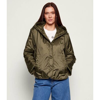 Weekend MaxMara Kurtka Agreste Relaxed fit z dodatkiem wełny khaki 38 Weekend MaxMara Kurtka Agreste Relaxed fit z dodatkiem wełny khaki 38