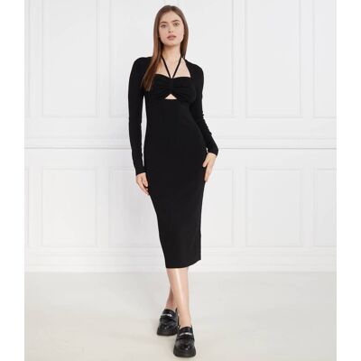Karl Lagerfeld Sukienka czarny XL Karl Lagerfeld Sukienka czarny XL