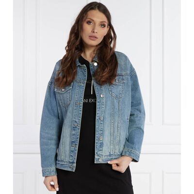 Giorgio Armani Exchange Kurtka jeansowa Regular Fit niebieski M Giorgio Armani Exchange Kurtka jeansowa Regular Fit niebieski M