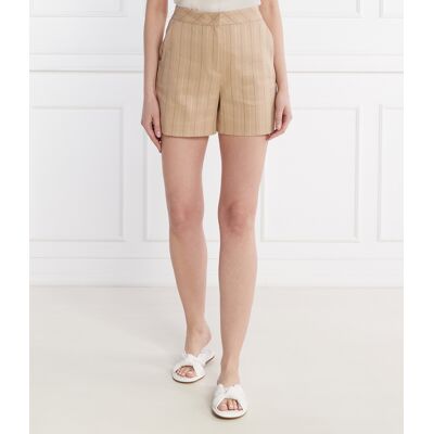 Marc Cain Szorty WEIDA Relaxed fit z dodatkiem lnu beżowy 40 Marc Cain Szorty WEIDA Relaxed fit z dodatkiem lnu beżowy 40