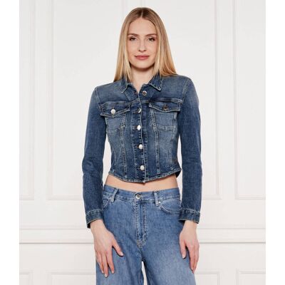 Pinko Kurtka jeansowa BENACHINO Slim Fit niebieski 34 Pinko Kurtka jeansowa BENACHINO Slim Fit niebieski 34
