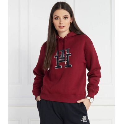 Tommy Hilfiger Bluza Regular Fit bordowy XL Tommy Hilfiger Bluza Regular Fit bordowy XL