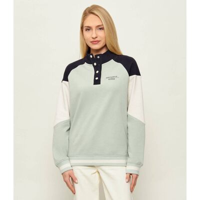 Guess Bluza Regular Fit miętowy XS Guess Bluza Regular Fit miętowy XS