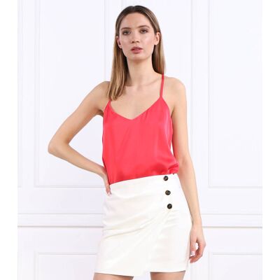 TWINSET Satynowy top Regular Fit różowy 40 TWINSET Satynowy top Regular Fit różowy 40