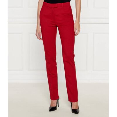 Marella Spodnie Slim Fit czerwony 36 Marella Spodnie Slim Fit czerwony 36