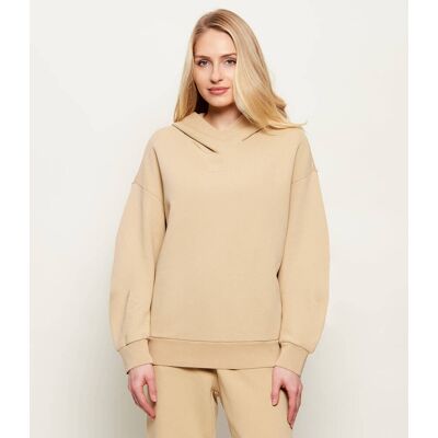 EA7 Bluza Loose fit beżowy XL EA7 Bluza Loose fit beżowy XL