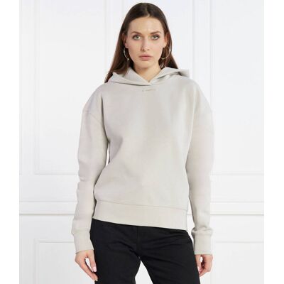 Calvin Klein Bluza METALLIC MICRO LOGO Regular Fit szary S Calvin Klein Bluza METALLIC MICRO LOGO Regular Fit szary S