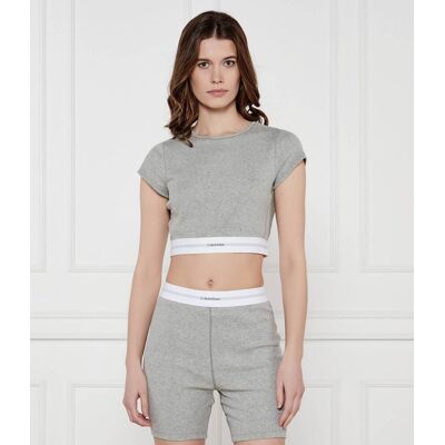Calvin Klein Underwear Top Cropped Fit szary M Calvin Klein Underwear Top Cropped Fit szary M