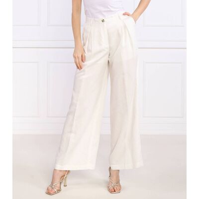 BluGirl Blumarine Spodnie Oversize fit kremowy 34 BluGirl Blumarine Spodnie Oversize fit kremowy 34