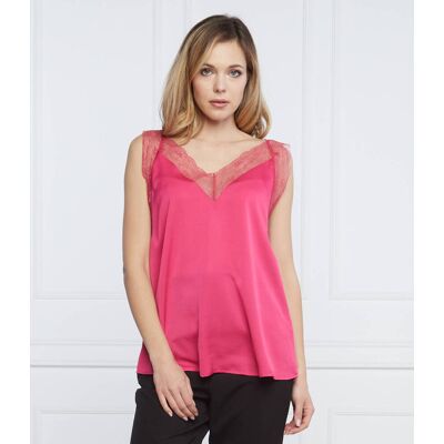 Silvian Heach Top ORIOLES Regular Fit fuksja 38 Silvian Heach Top ORIOLES Regular Fit fuksja 38