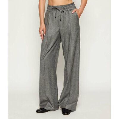 Bogner Wełniane spodnie ELLA Loose fit szary 40 Bogner Wełniane spodnie ELLA Loose fit szary 40