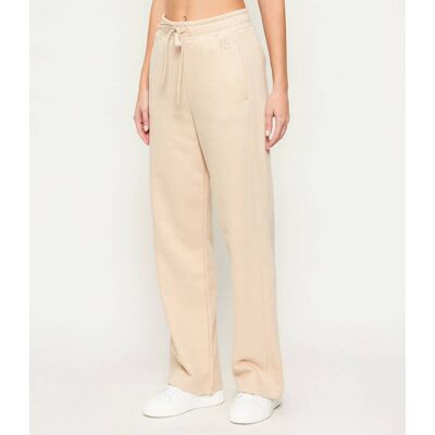Weekend MaxMara Spodnie dresowe WKDVOLIERA Straight fit piaskowy M Weekend MaxMara Spodnie dresowe WKDVOLIERA Straight fit piaskowy M