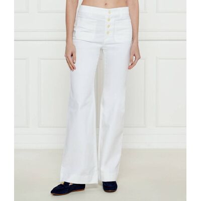 Polo Ralph Lauren LAUREN RALPH LAUREN Spodnie CASHINE flare fit biały M Polo Ralph Lauren LAUREN RALPH LAUREN Spodnie CASHINE flare fit biały M