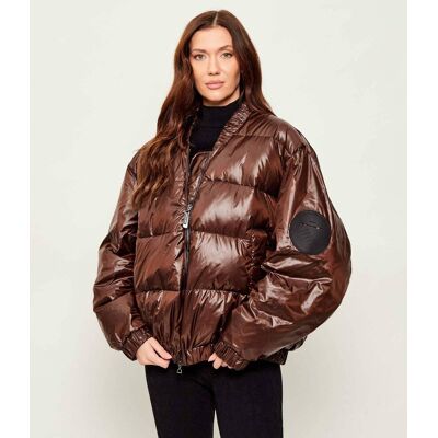 MMC Puchowa kurtka bomber LUKA Oversize fit brązowy OS MMC Puchowa kurtka bomber LUKA Oversize fit brązowy OS