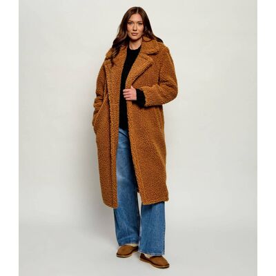 UGG Płaszcz Gertrude brązowy L UGG Płaszcz Gertrude brązowy L