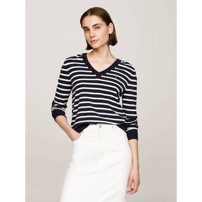 Tommy Hilfiger Sweter Regular Fit czarny XS Tommy Hilfiger Sweter Regular Fit czarny XS