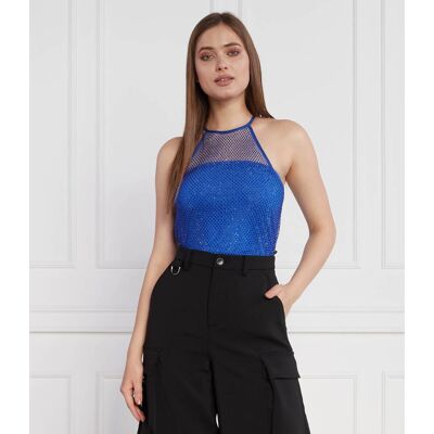 Patrizia Pepe Top Slim Fit indygo L Patrizia Pepe Top Slim Fit indygo L