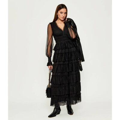 AllSaints Sukienka XANTARA czarny 36 AllSaints Sukienka XANTARA czarny 36