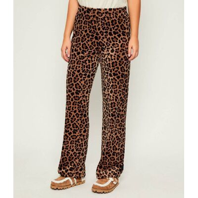 Marc Cain Spodnie Washington Relaxed fit regular waist beżowy 34 Marc Cain Spodnie Washington Relaxed fit regular waist beżowy 34