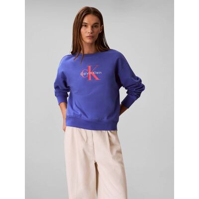 Calvin Klein Jeans Bluza Relaxed fit niebieski XXS Calvin Klein Jeans Bluza Relaxed fit niebieski XXS