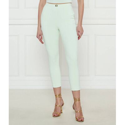 Elisabetta Franchi Spodnie Slim Fit miętowy 40 Elisabetta Franchi Spodnie Slim Fit miętowy 40