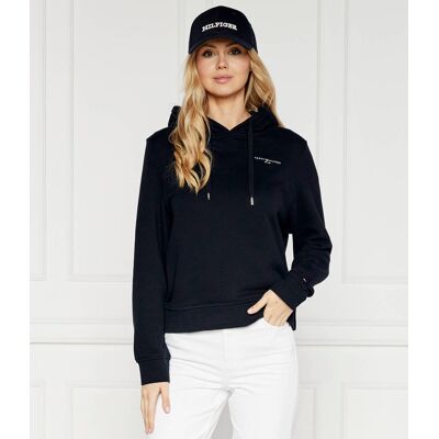 Tommy Hilfiger Bluza MINI CORP LOGO Relaxed fit granatowy M Tommy Hilfiger Bluza MINI CORP LOGO Relaxed fit granatowy M
