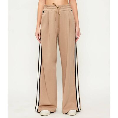 Weekend MaxMara Spodnie dresowe WKDPERDONI Loose fit beżowy M Weekend MaxMara Spodnie dresowe WKDPERDONI Loose fit beżowy M
