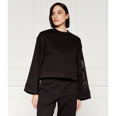 Karl Lagerfeld Bluza Oversize fit czarny L Karl Lagerfeld Bluza Oversize fit czarny L