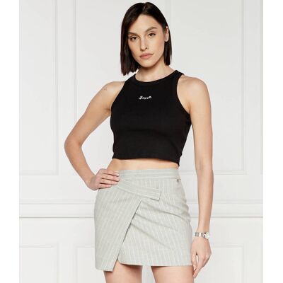 Boss ORANGE Top C_Evest Cropped Fit czarny XL Boss ORANGE Top C_Evest Cropped Fit czarny XL