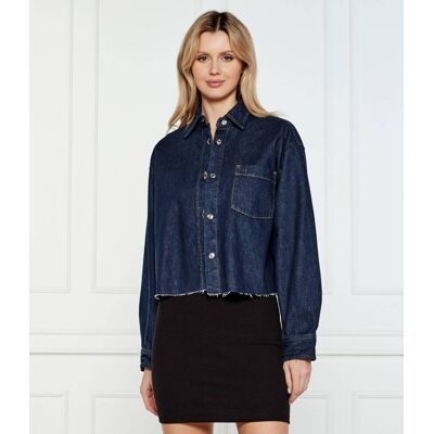 Tommy Jeans Kurtka jeansowa Cropped Fit granatowy M Tommy Jeans Kurtka jeansowa Cropped Fit granatowy M