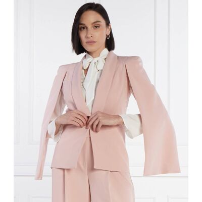 Liu Jo Marynarka Slim Fit pudrowy róż 40 Liu Jo Marynarka Slim Fit pudrowy róż 40