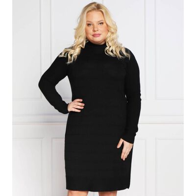 Persona by Marina Rinaldi Sukienka GALLERIA plus size z dodatkiem wełny czarny 42/44 Persona by Marina Rinaldi Sukienka GALLERIA plus size z dodatkiem wełny czarny 42/44