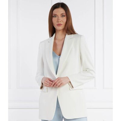 Marc Cain Marynarka Slim Fit biały 34 Marc Cain Marynarka Slim Fit biały 34