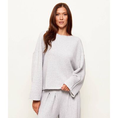 Boss ORANGE Bluza C_Enely Relaxed fit szary S Boss ORANGE Bluza C_Enely Relaxed fit szary S