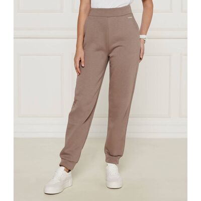 Calvin Klein Spodnie dresowe Regular Fit beżowy L Calvin Klein Spodnie dresowe Regular Fit beżowy L