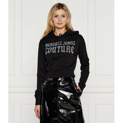 Versace Jeans Couture Bluza Cropped Fit czarny L Versace Jeans Couture Bluza Cropped Fit czarny L