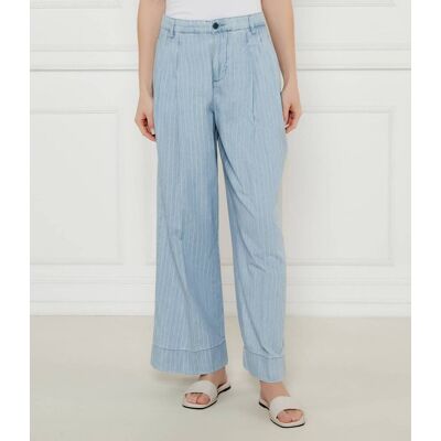Liu Jo Spodnie Relaxed fit błękitny 40 Liu Jo Spodnie Relaxed fit błękitny 40
