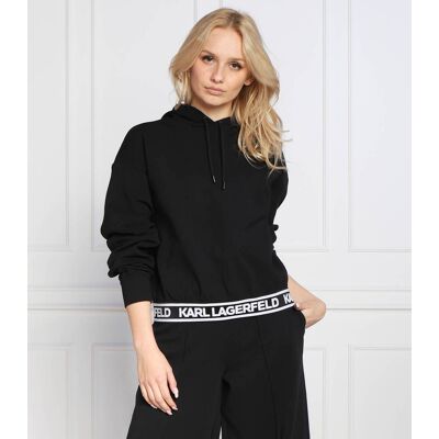 Karl Lagerfeld Bluza bonded Regular Fit czarny M Karl Lagerfeld Bluza bonded Regular Fit czarny M