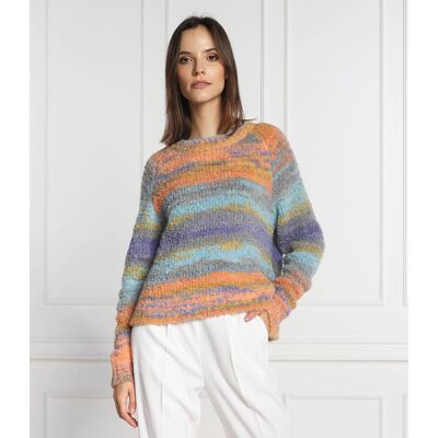 RIANI Sweter Relaxed fit z dodatkiem wełny multikolor 34 RIANI Sweter Relaxed fit z dodatkiem wełny multikolor 34